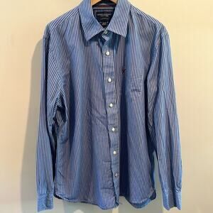 American‎ Eagle Outfitters XL Vintage Y2K Blue Button Down Shirt